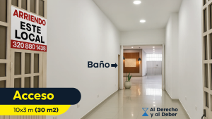 Arriendo local en el parque de tocaima acceso