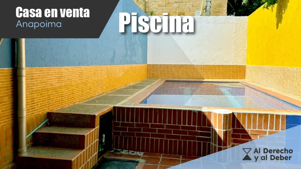 casa para la venta en anapoima piscina
