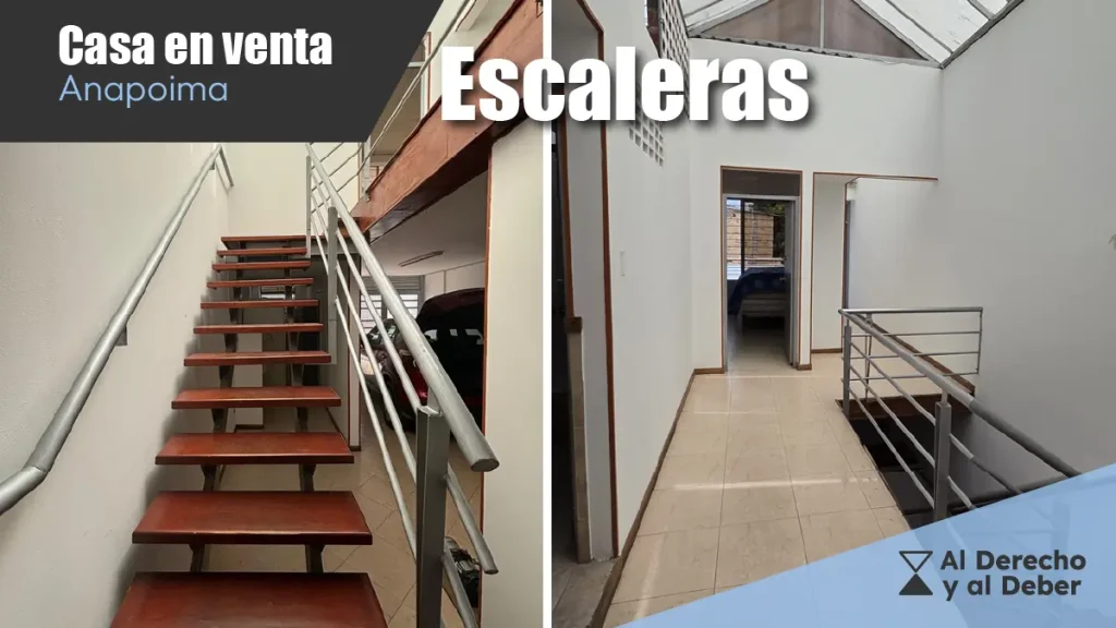 casa en venta en el-centro de anapoima escaleras