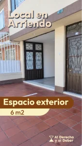 Local en arriendo en bogotá barrio Prado veraniego vista exterior