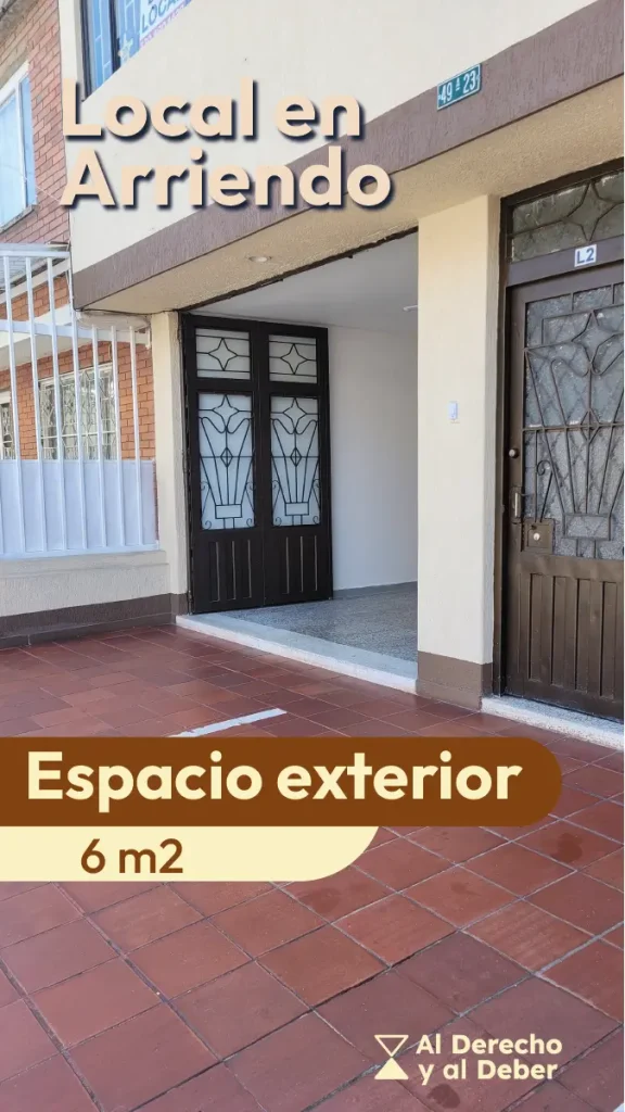 Local en arriendo en bogotá barrio Prado veraniego vista exterior